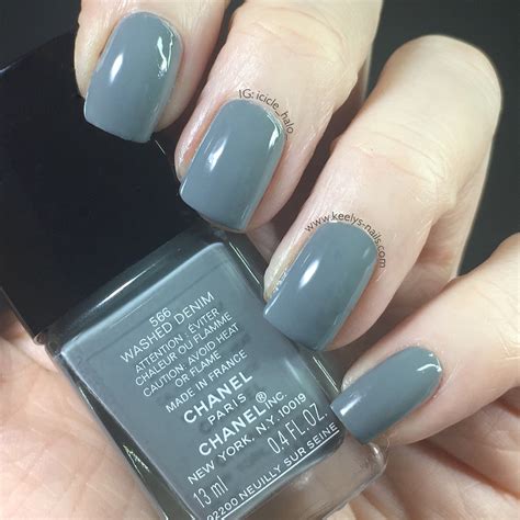 chanel charms for nails|chanel washed denim nail polish.